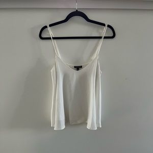 Topshop White Cami Blouse | Size 4